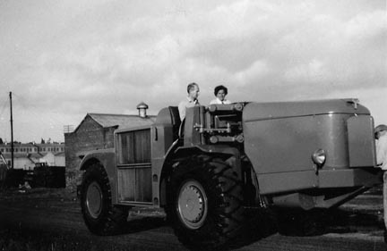 Yuba Tractor and Marcus and Athel Lothrop 1951